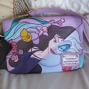 Loungefly Disney The Little Mermaid /Ursula and Vanessa Crossbody Bag NWT